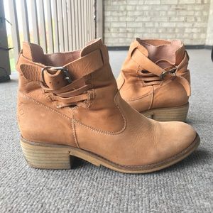 Coolway Western Buckle Boots Chestnut Brown